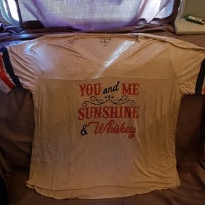 Maurice 3x tan Sunshine and Whiskey shirt